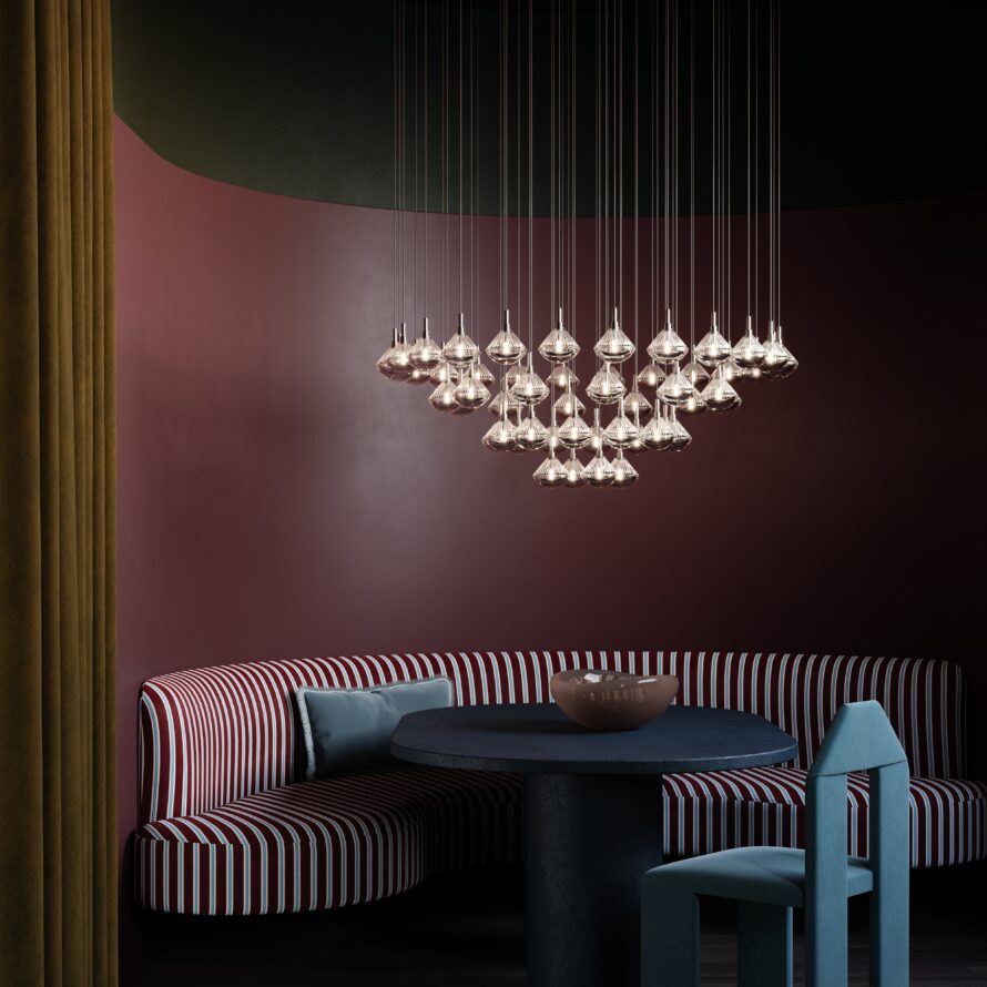 Stellar Dust Chandelier