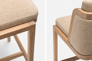 Throne Bar Stool - Upholstered