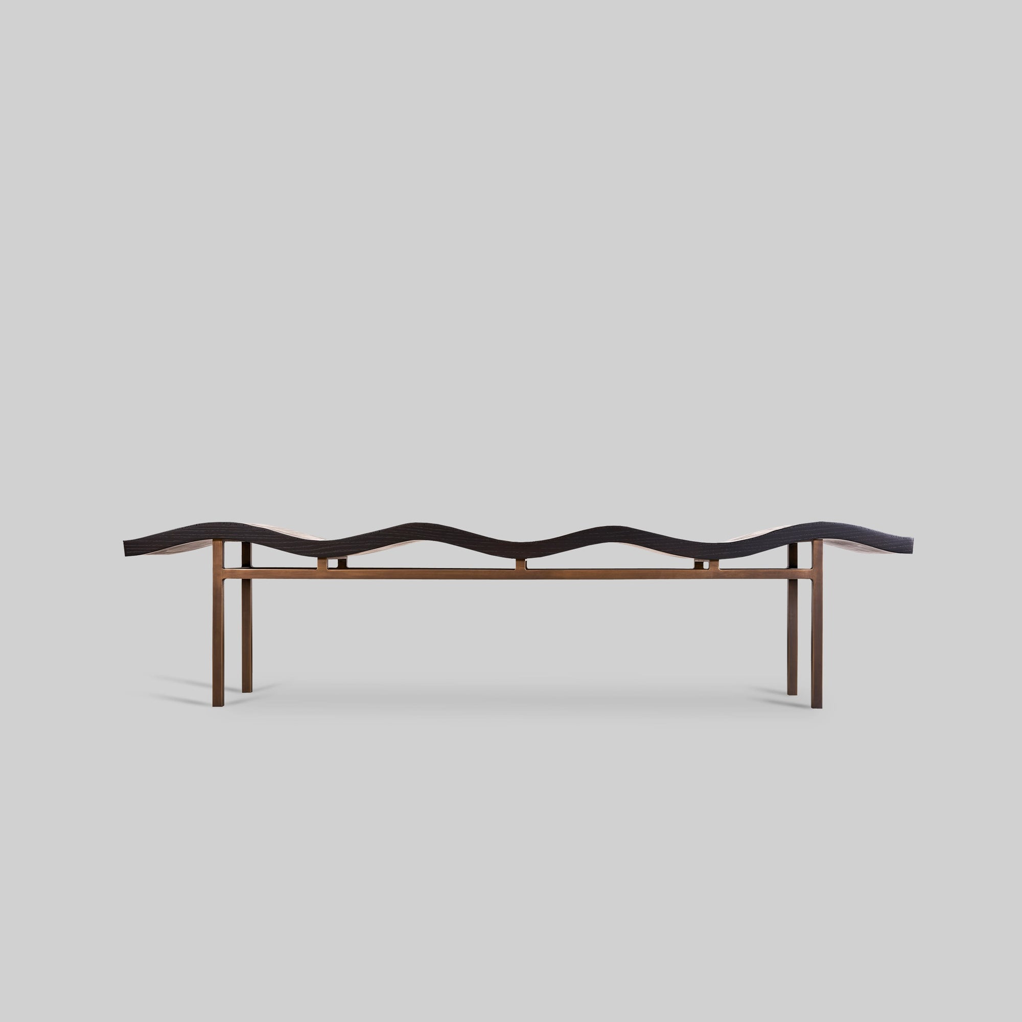 Bamboo Wave Bench