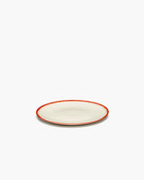 Breakfast Plate White/Red Dé - Variation 2