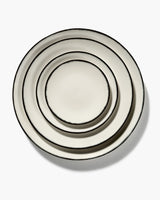 Dinner Plate White/Black Dé - Variation 1