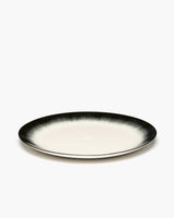 Dinner Plate White/Black Dé - Variation 4