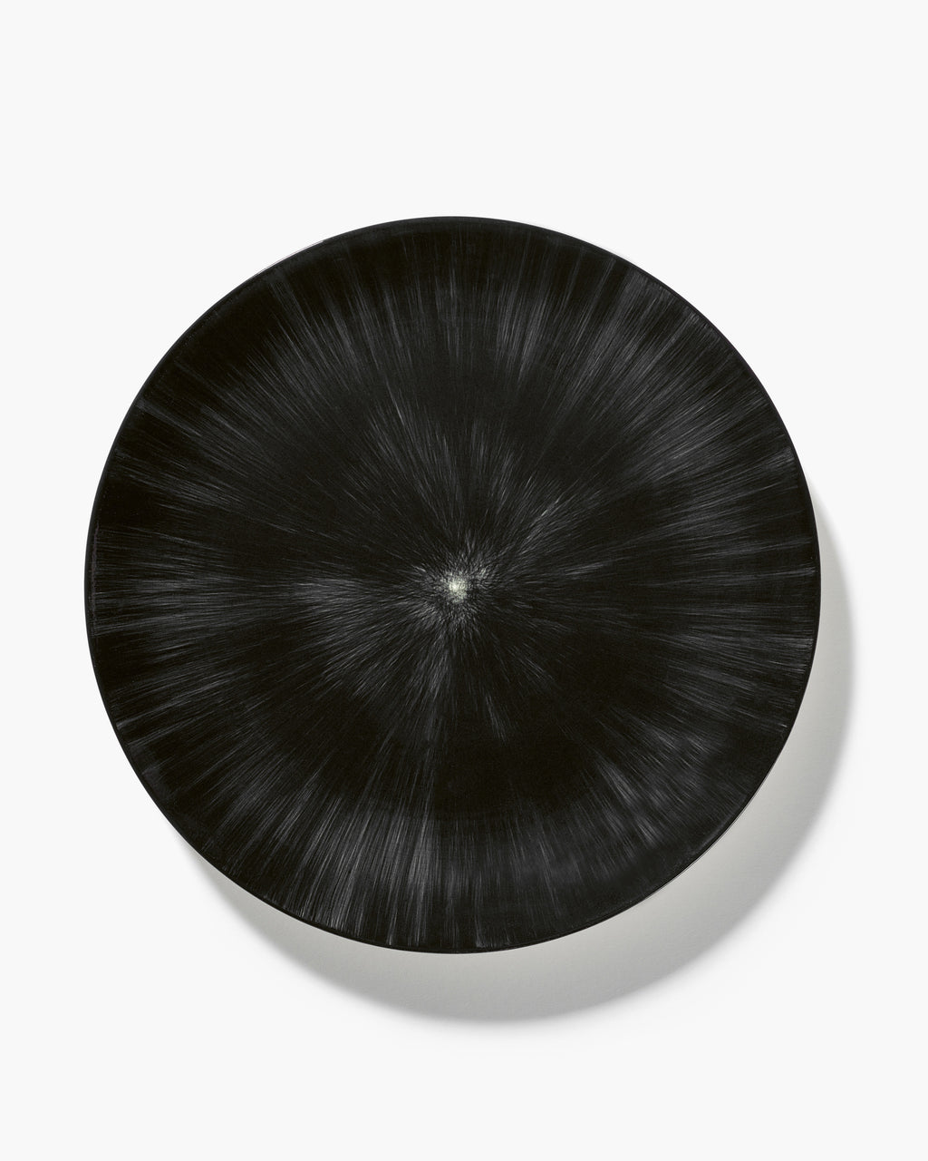 Dinner Plate White/Black Variation 6 De Collection