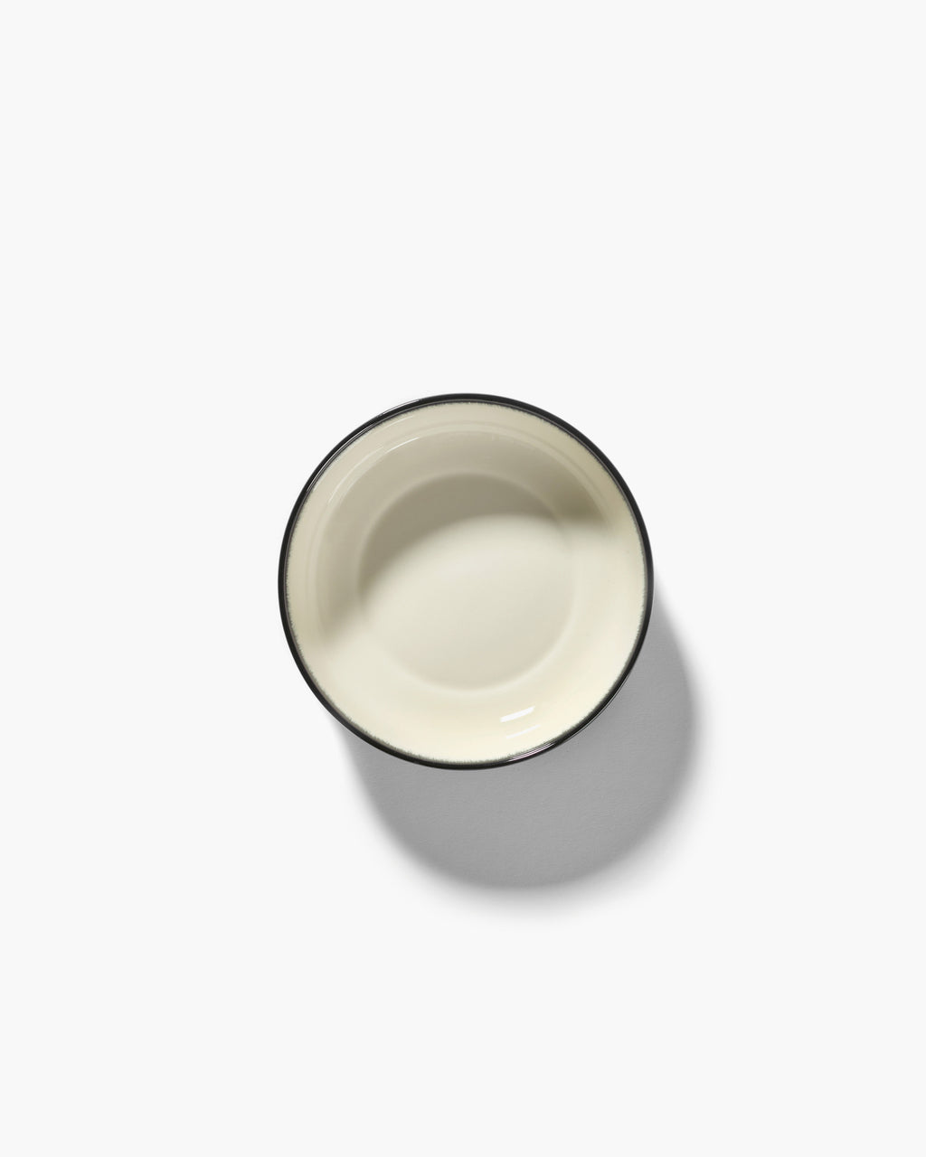 Bowl Small White/Black Dé - Variation A