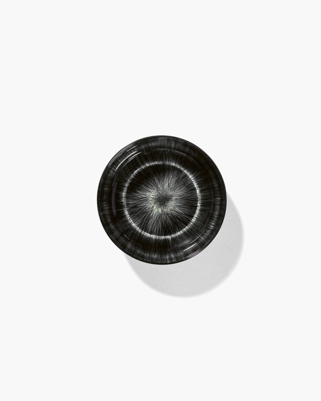Bowl Small White/Black Dé - Variation C