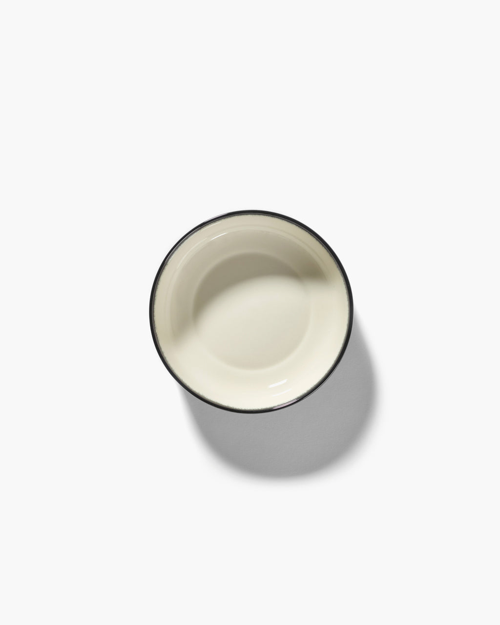 Bowl Small White/Black Dé - Variation D