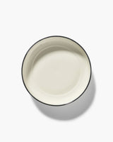 Deep Plate Large White/Black Dé - Variation A