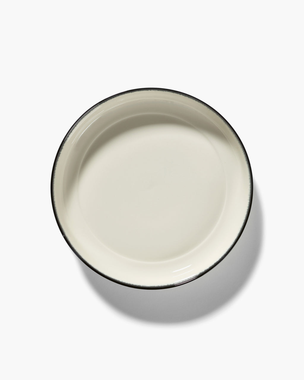 Deep Plate X-Large White/Black Dé - Variation A