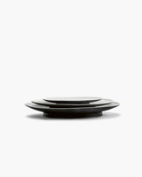 Dinner Plate Black/White Ra