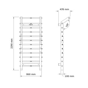 SCALA™ Fitness Wall Bar