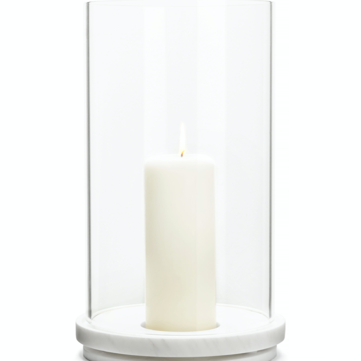 Candle Holder White Marble