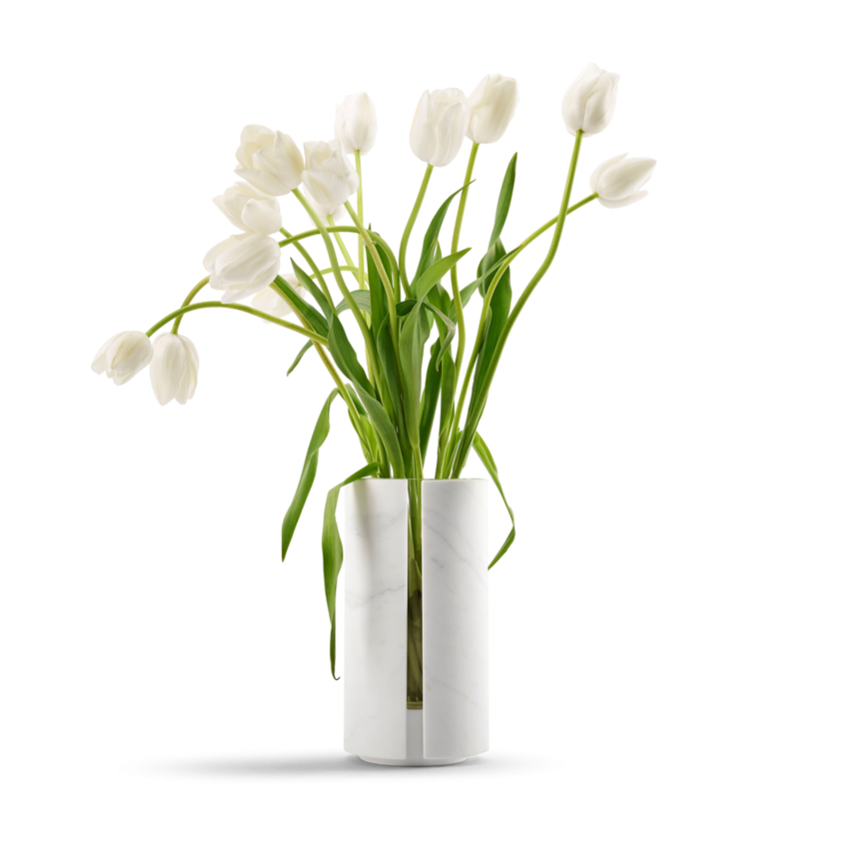 Vase White Marble