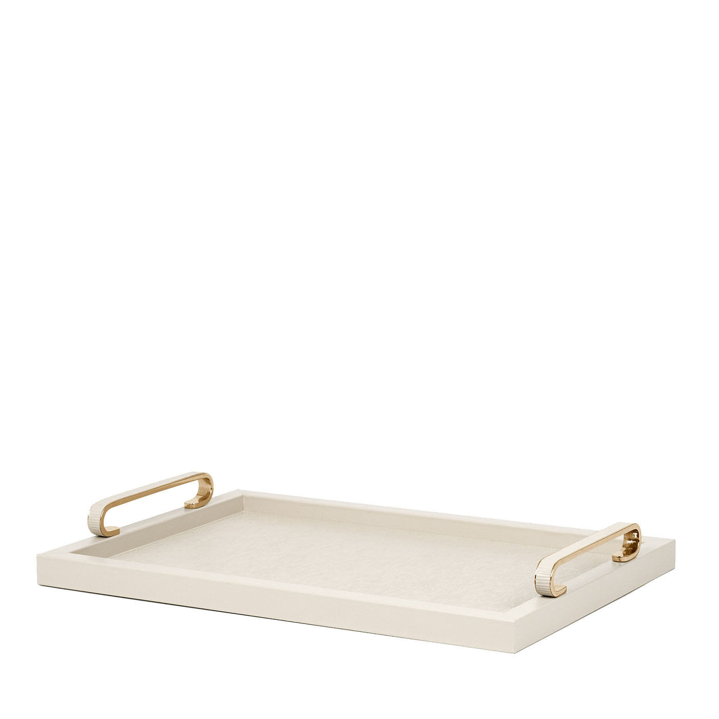 Foscari Medium Rectangular Beige Tray