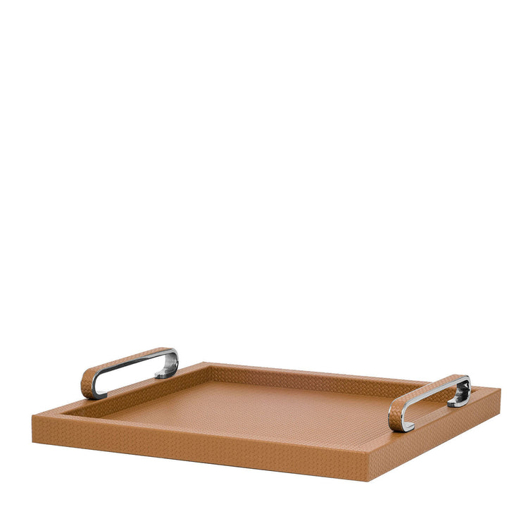Foscari Rectangular Camel Tray