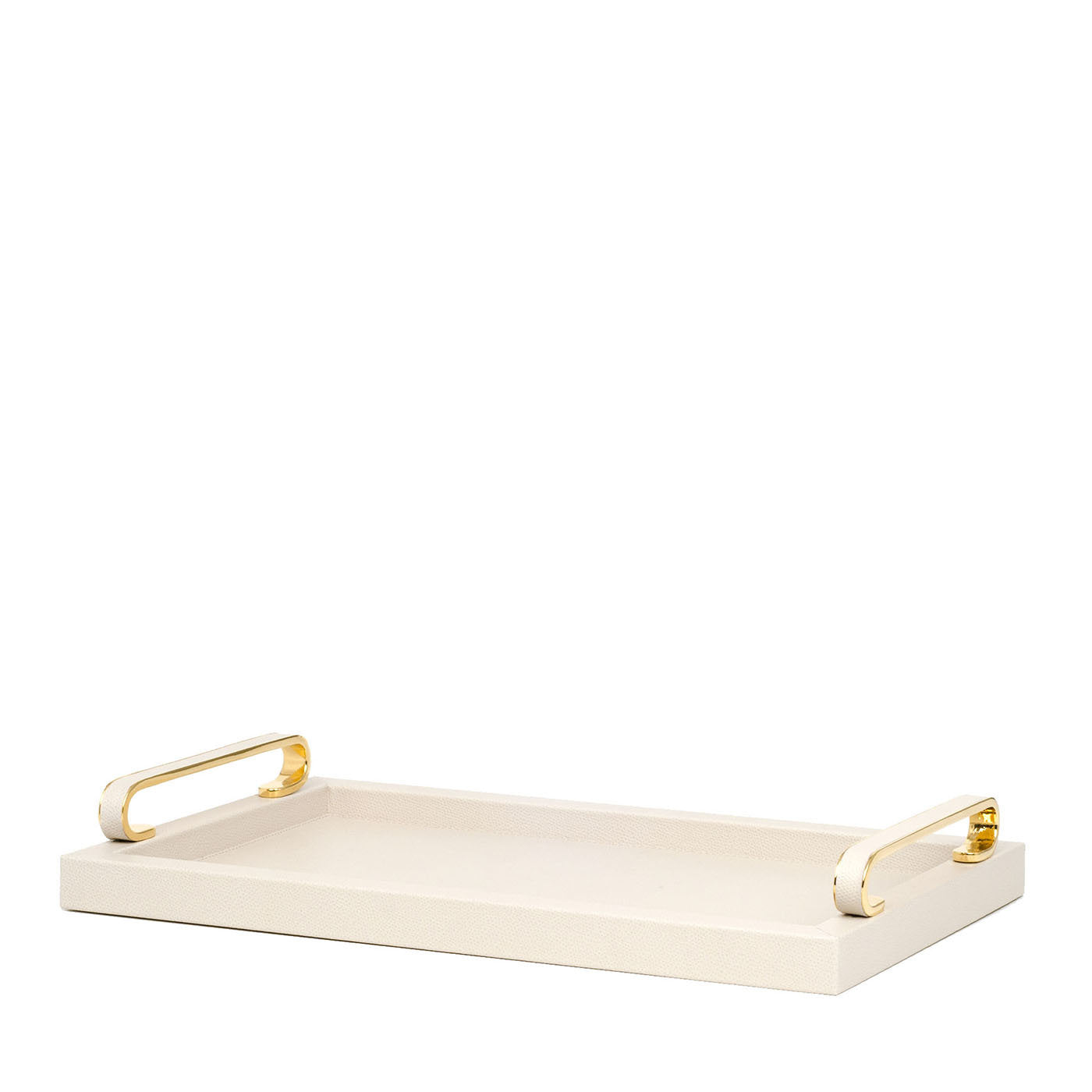 Foscari Small Rectangular Beige Tray