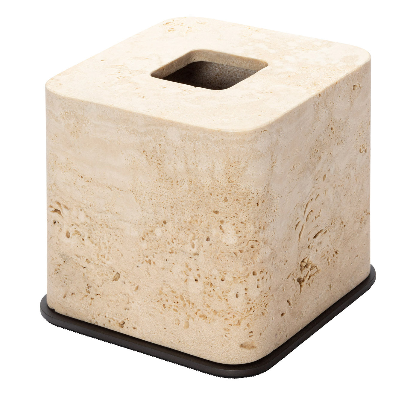 Polo Beige Marble Square Tissue Holder